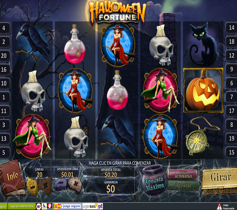 Halloween Fortune slot - brujas y pagos