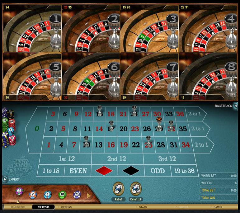 Multiwheel Roulette de Microgaming