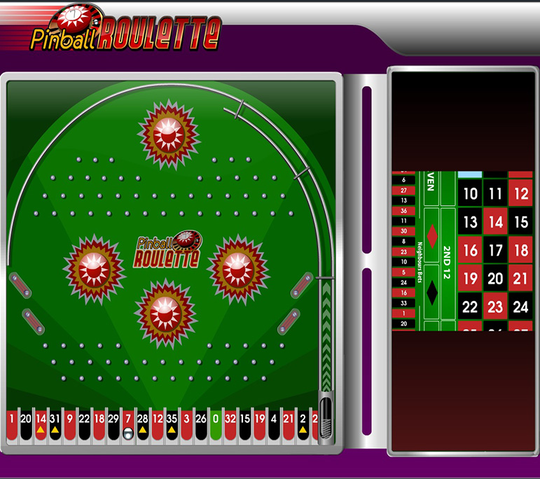 Pinball roulette de Dragonfish software